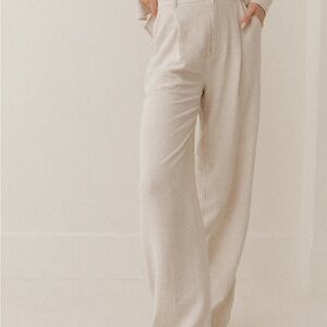 Gentle Fawn Cream Wide Leg Pants
